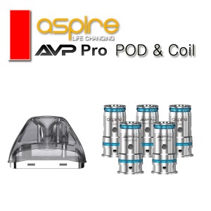 아스파이어 AVP Pro,MAX Pod, Coil